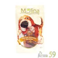 Molina Лакомства для собак Куриные рулетики с бататом