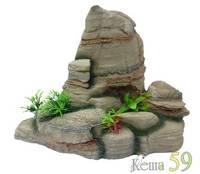 Грот Скала светлая 30x18x22см