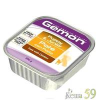 Gemon Dog паштет для щенков с курицей 300г