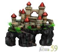 Грот Крепость на скалах 27,5x12x30см
