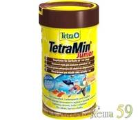 Tetra Min Junior корм для молоди рыб в виде мелких хлопьев 100мл