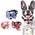 Puppy Tie Ошейник красно-белый 33-41см/2см