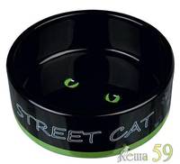 Trixie миска Street Cat 300мл