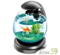 Tetra аквариумный комплекс Cascade Globe черный 6,8л