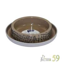 Trendy Dinner Миска пластиковая бежевая 17x5,3см