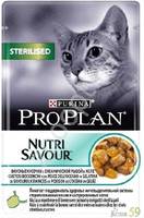 Pro Plan Sterilised пауч для стерилизованных кошек с океанической рыбой в желе 85гр