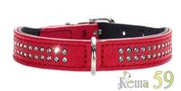 Hunter Smart ошейник Modern Art Luxus красный 23-27см