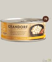 Grandorf консервы для кошек куриная грудка с утиным филе 70гр.