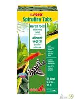 SERA Spirulina tabs Корм для растительноядных донных рыб в виде таблеток 24таб