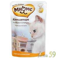 Мнямс пауч для кошек Каччиаторе по-Неаполитански (курица с томатами) 85 г