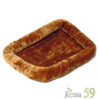 MidWest лежанка Pet Bed меховая коричневая 56x33см