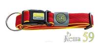 Hunter Smart ошейник Maui сетчатый красный S 32-45cм