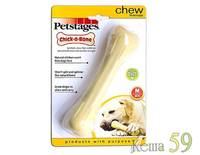 Petstages игрушка для собак Сhick-A-Bone Косточка с ароматом курицы 14см
