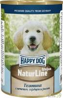 Happy Dog консервы для щенковен. 400гр.Телятина с потрош. и