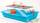 Клетка для грызунов BIG ALEX+Terrace+Tube для грызунов 78x48x37 см