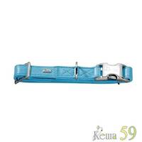 Hunter Smart ошейник ALU-Strong Capri кожа бирюзовый L 45-65см