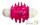 Trixie Игрушка для собак Мяч со звуком 12см