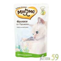 Мнямс пауч для кошек Фрикасе (кролик) 85гр