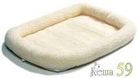 MidWest лежанка Pet Bed флисовая белая 76x53см