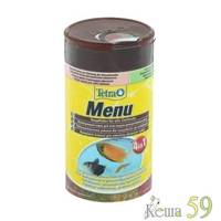 Tetra Menu корм для всех видов рыб 4 вида хлопьев 100мл