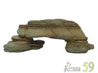 Грот Плато из камней 42x16x15см