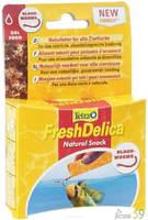 Tetra FreshDelica Bloodworms лакомство для рыб мотыль в желе 48гр