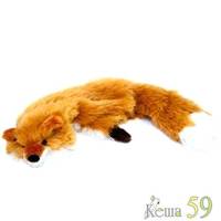 Nems Игрушка для собак Лиса-шкурка с пищалками 35см