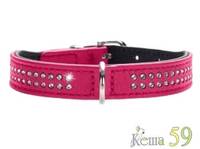 Hunter Smart ошейник Modern Art Luxus розовый 17-21см