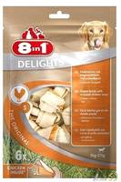 8in1 DELIGHTS S косточки с куриным мясом для мелких и средних собак 11см 1шт