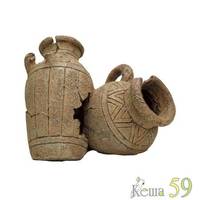 Грот Амфоры светлые 21x16x17см