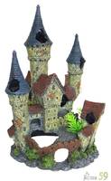 Декор для аквариума Замок 12x11x21 см
