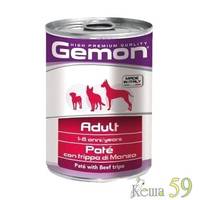 Gemon Dog консервы для собак паштет с говяжьим рубцом 400г