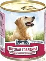 Happy Dog 750гр Вкусная говядина/рис