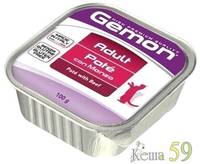 Gemon Cat паштет для кошек говядина 100г