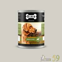 Gina консервы для собак с индейкой и овощами 400гр