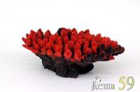 Декор для аквариума Коралл красный 21x15x9см