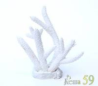 Декор для аквариума Коралл белый 14,5x13x15,5
