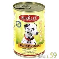Berkley консервы для собак с говядиной и картофелем 400гр