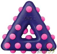 Kong игрушка для собак Dotz Треугольник большой 17см