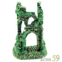 DEZZIE Декор для аквариума Башня с окном 11,5x8x17,5см