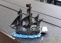 Декор для аквариума Корабль Черная жемчужина 11x4x11см