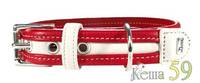 Hunter Smart ошейник Madeira кожа красный 36-43см