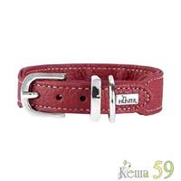 Hunter Smart ошейник Cannes Mini кожа бордовый 23-28см