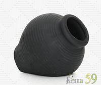 Грот укрытие керамическое Глиняный кувшин черный