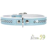 Hunter Smart ошейник Modern Art Luxus голубой 28-33,5см