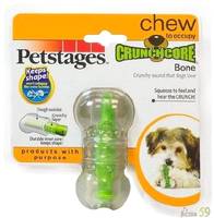 Petstages игрушка для собак Хрустящая косточка 8см