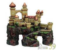 Грот Крепость на скалах 33x17x40см