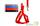 Collar&Lead Шлейка с поводком нейлон 20ммx122см+46/66см